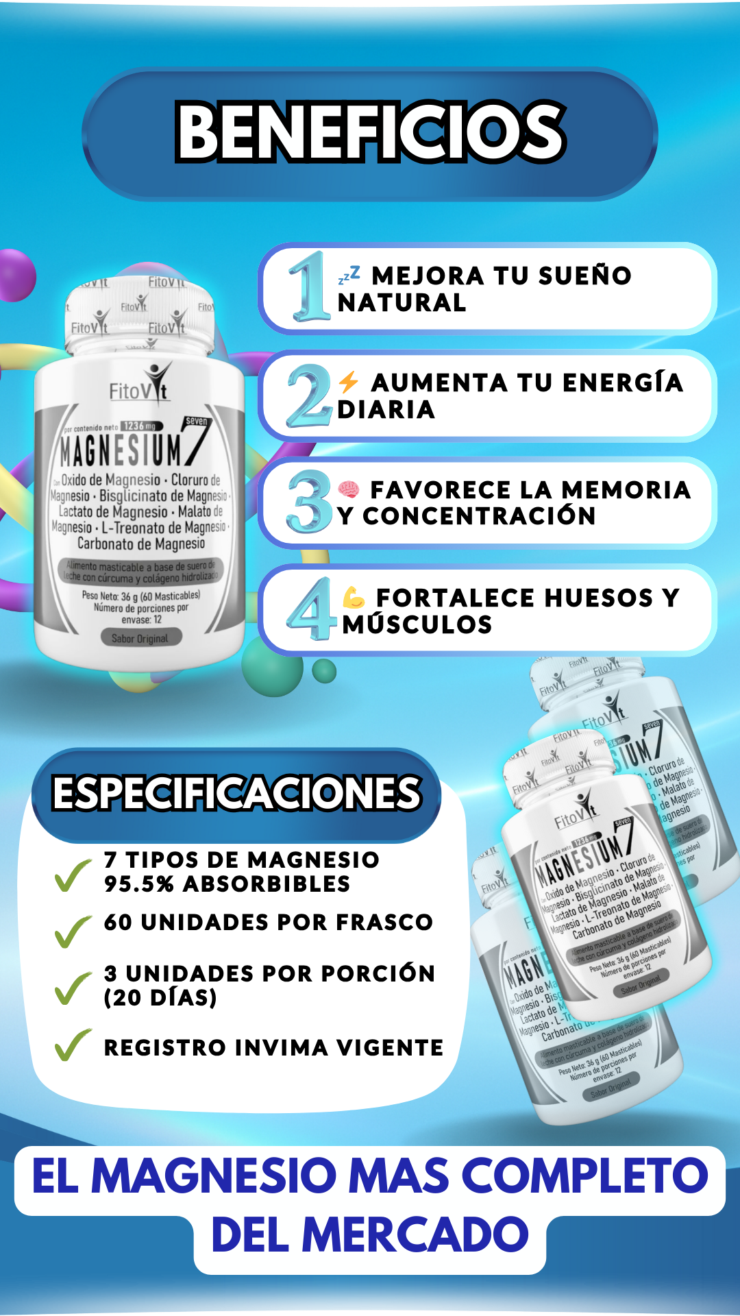 7 MAGNESIOS - AUMENTO MEMORIA Y CONCENTRACION