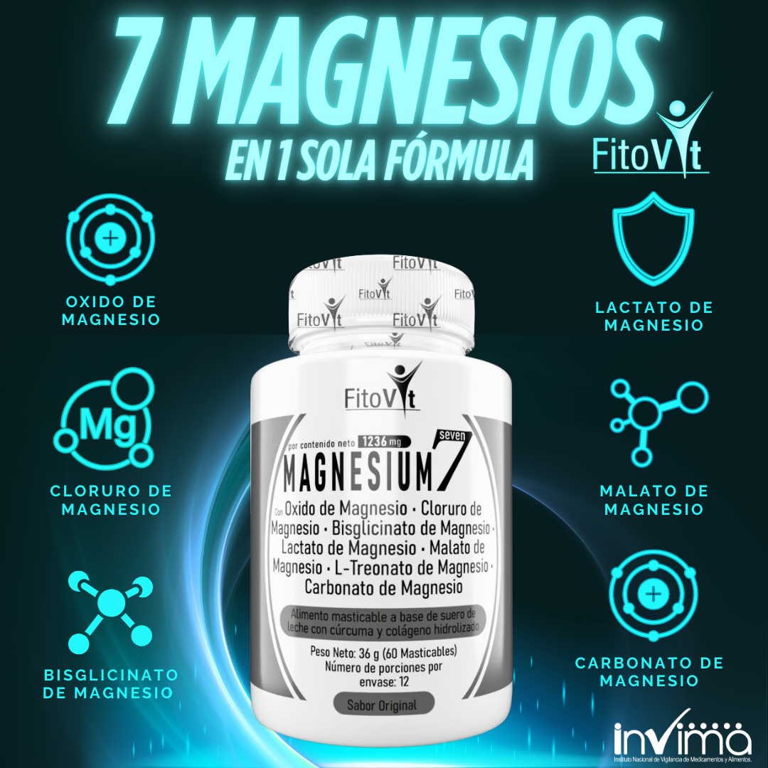 7 MAGNESIOS - AUMENTO MEMORIA Y CONCENTRACION