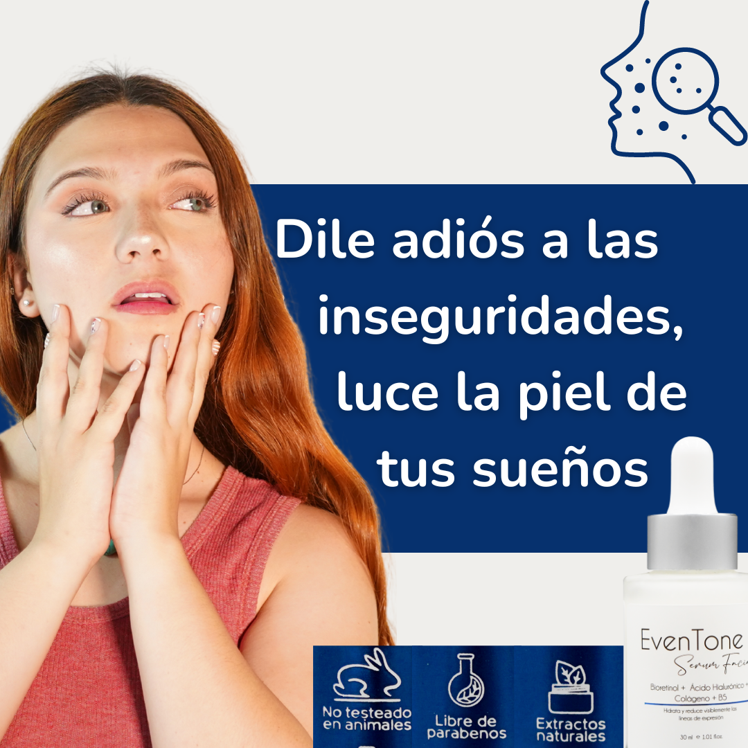 EVENTONE - SERUM FACIAL TRIPLE ACCION - RETINOL, ACIDO HIALURONICO Y COLAGENO