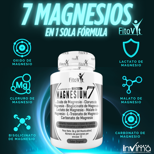 7 MAGNESIOS - AUMENTO MEMORIA Y CONCENTRACION